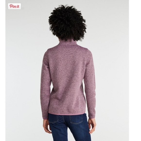 Women's L.L.Bean Sweater Fleece Pullover - Picture 4 of 9